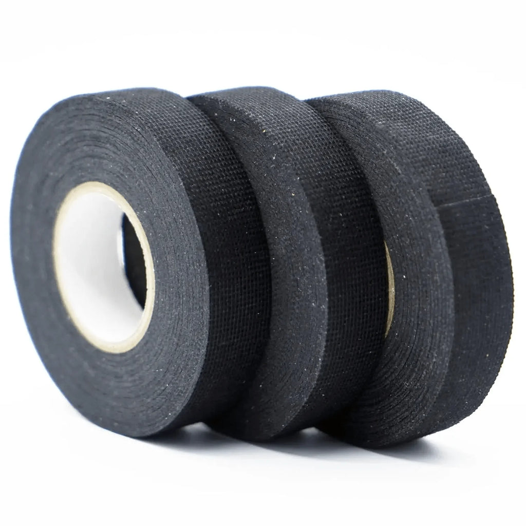 2Roll Black High-Temperature Flame Retardant Electrical Tape - Waterproof Insulation For Automotive Wiring & Circuit Repair, Industrial Grade Adhesive, Tear-Resistant, Halogen-Free, Up To 176°C Heat Resistance