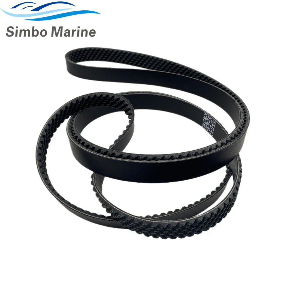 3889124 Serpentine Alternator Drive Belt For Volvo Penta 4.3L 5.0L 5.7L Engines 3817287
