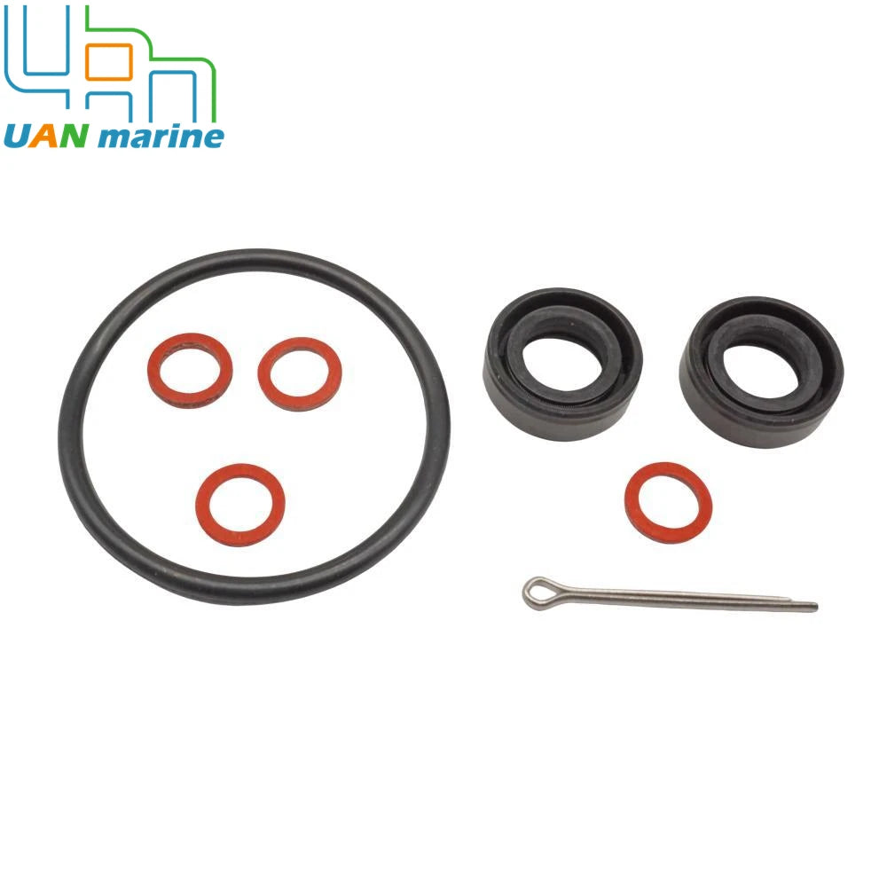 93101-13M12-00 Outboard Lower Unit Prop Shaft Gearcase Oil Seal Kits for Yamaha 2 4str 2.5 45 6 HP w/O-ring 93210-48214  w/Pin