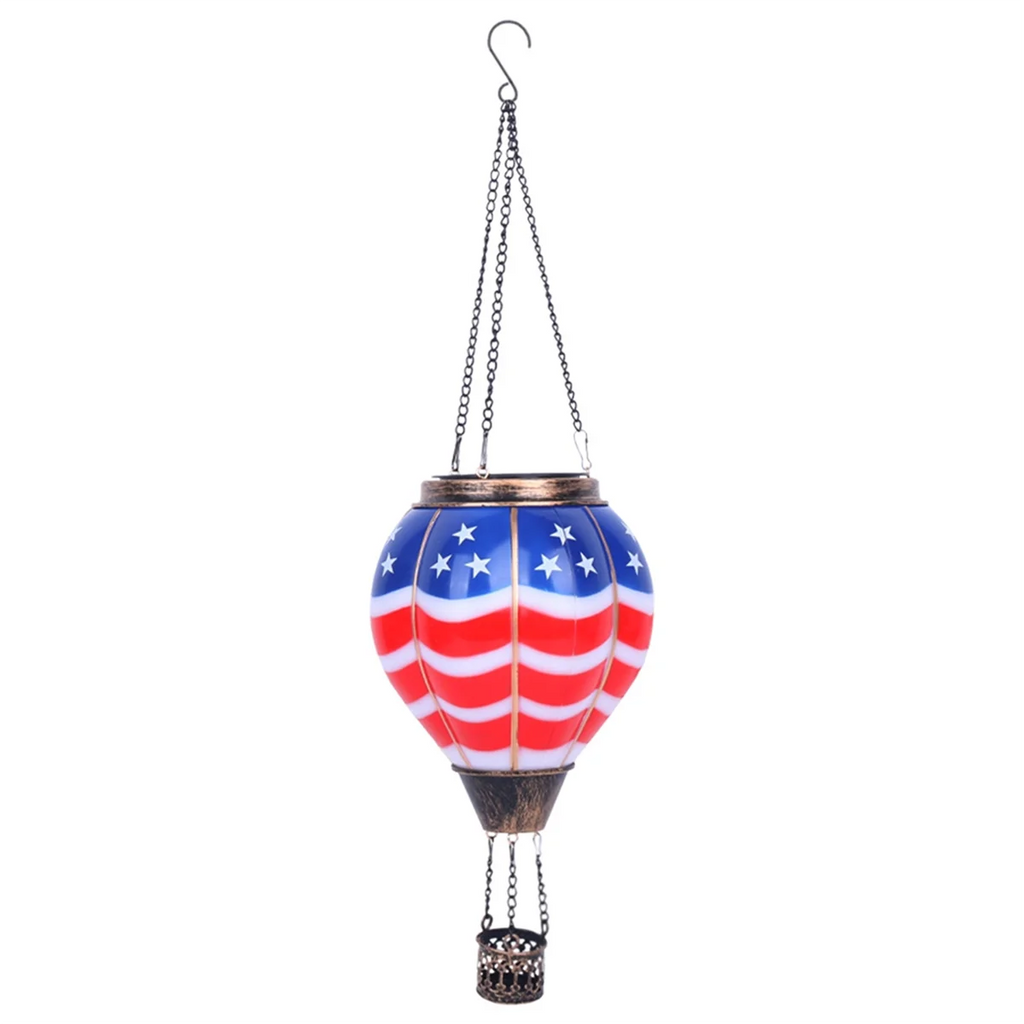 A71Z Solar Hot Air Balloon - Solar Lanterns Outdoor Hanging Waterproof for Garden Yard Patio Farmhouse Decoration