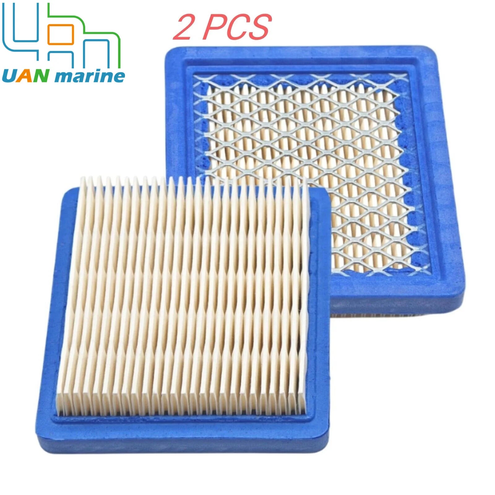 2pcs Air Filter For Mercury OptiMax 2.5L V6 115 135 150 175 200 225 HP Quicksilver 35-853333T 35-853333 Sierra 18-7997
