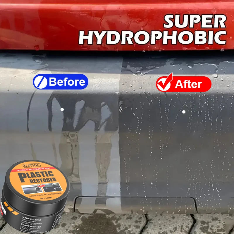 Car Plastic Restorer Back To Black Gloss Car Cleaning Products Plastic Leather Restore Auto Polish And Repair Coating Renovator