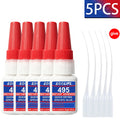 10ML All Purpose Super Glue  Fast Drying Clear Strong 495 Instant Adhesive For Ceramic Wood Glass Various Materials Repair Toos