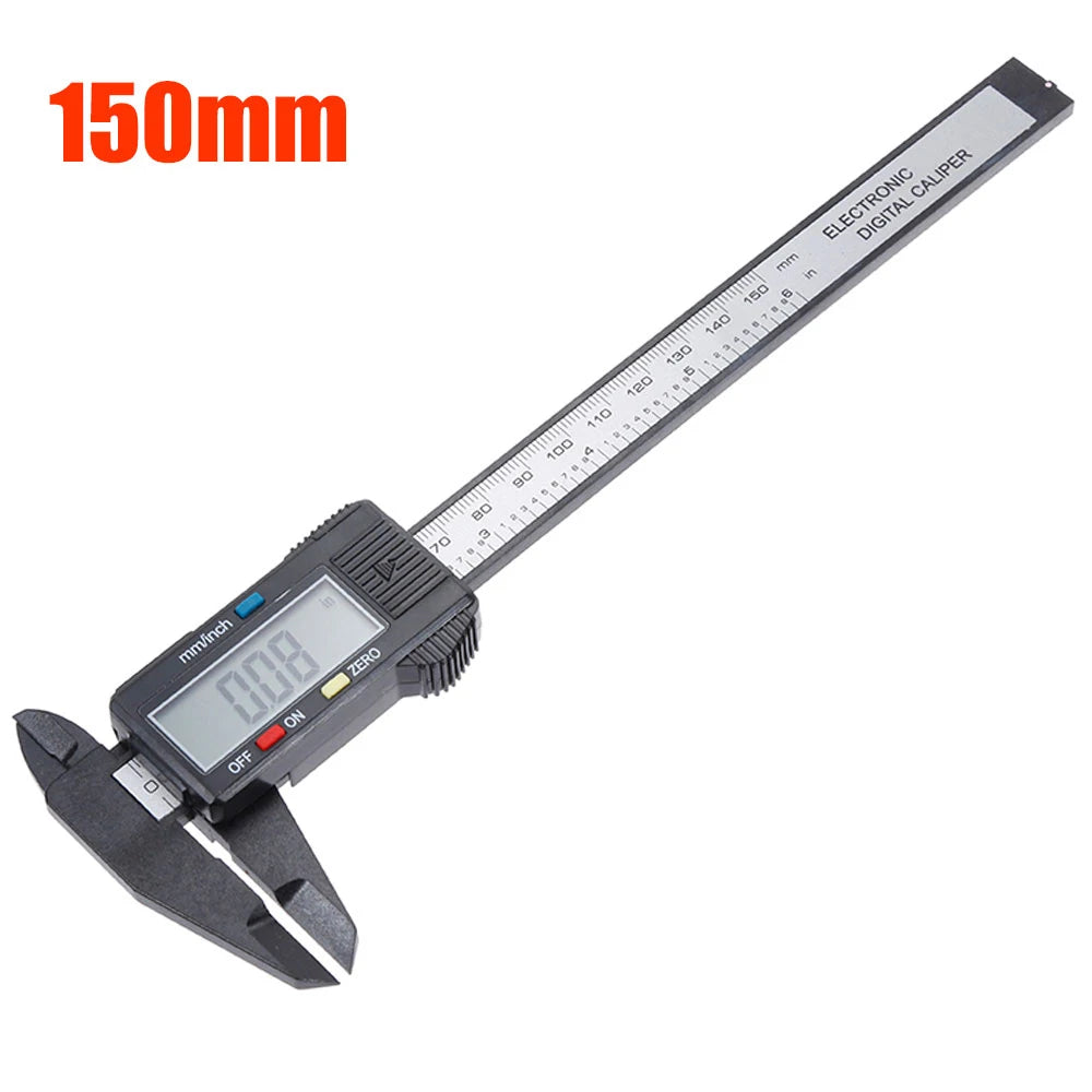 1PC Plastic Digital Vernier Caliper Digital Display Caliper Mini Text Play Caliper Student Vernier Ruler 0-150mm Measuring Tool