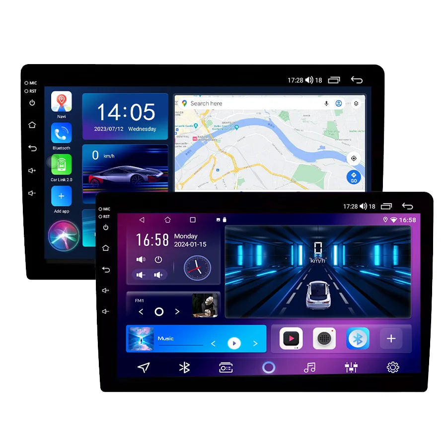 Dual Din 7 9 10 Inch IPS Touch Screen Android Car for DVD Player with Navigation Global Positioning System Audio Playback Radio