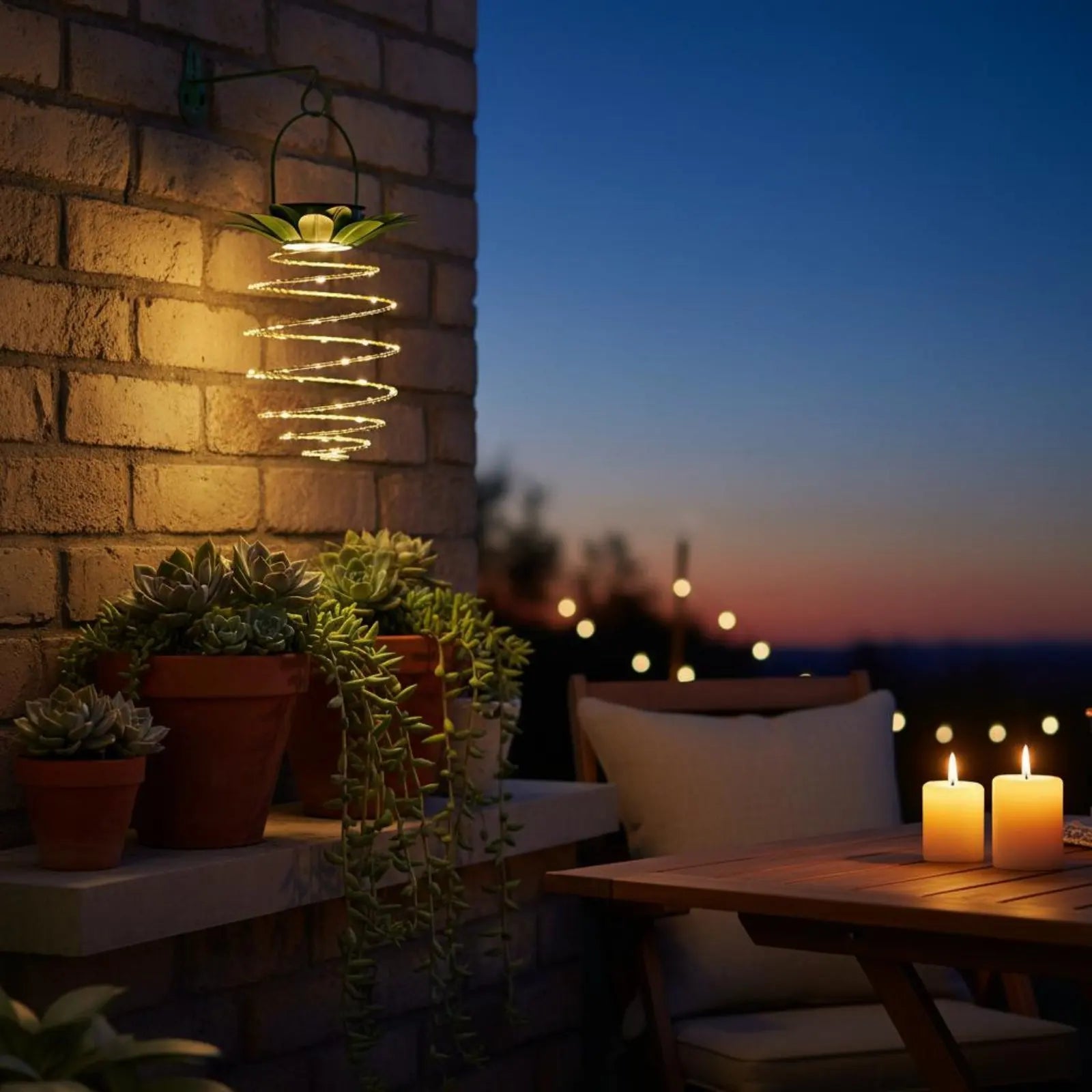 2 Pieces Solar Pineapple Lamp Waterproof Pineapple Hanging Lantern Garden Decoration Auto On/off Mode Outdoor Lighting for Patio