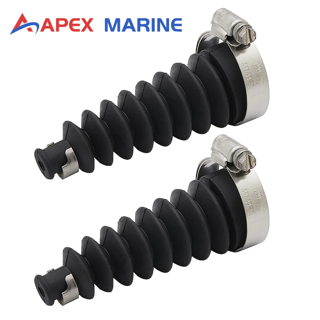 2 Pcs 74639A2 74639Q02 Shift Cable Bellow Kit Fits for MerCruiser Stern Drive Alpha 1 Gen 2 Bravo 1 2 3 Marine Repair Parts