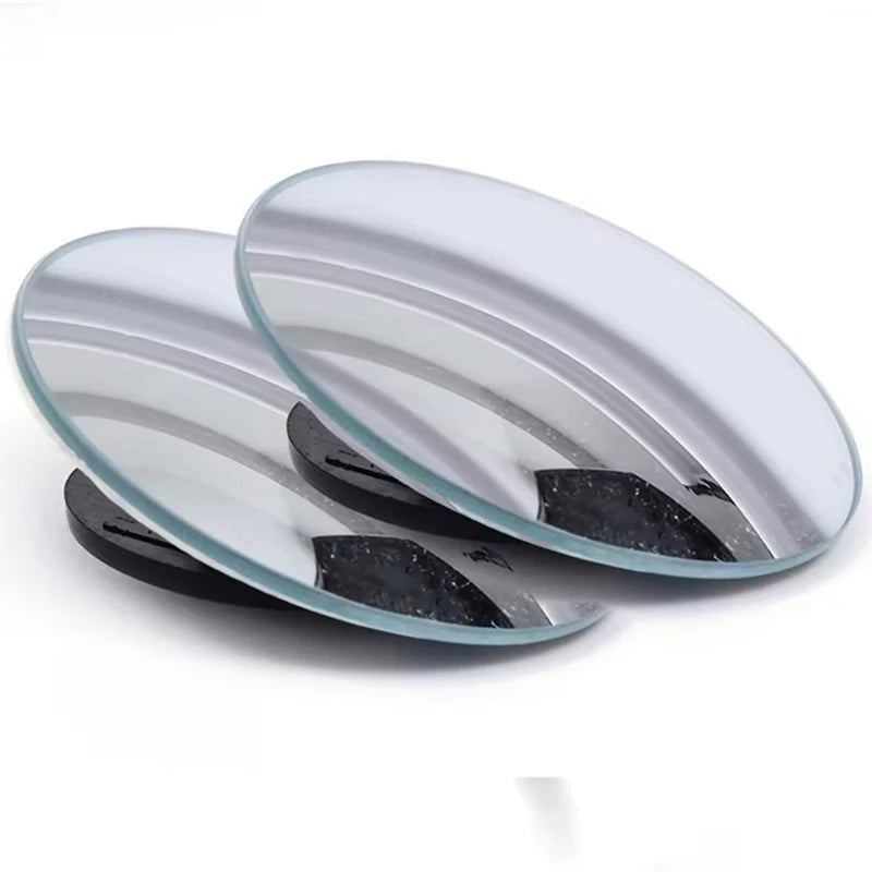 Car Blind Spot Mirror Mounted No Border Small Circular Rearview Mirror High-definition Blind Spot Auxiliary Observation Mirrors
