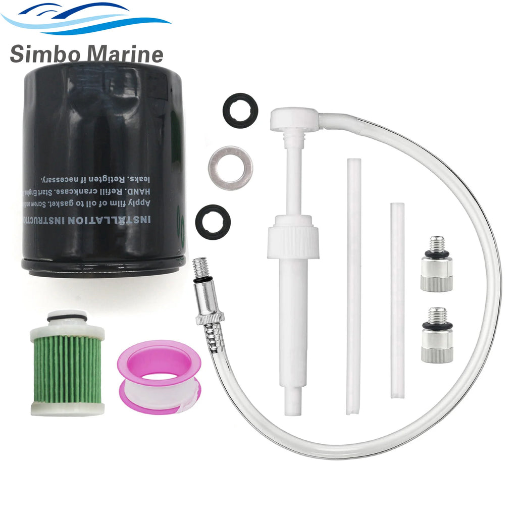 Boat 100h Service Kit 8M0222307 Fit for Suzuki 4 Stroke 115HP 140HP Outboard Motor Parts Premium Quality 16510-61A32 15412-92J01