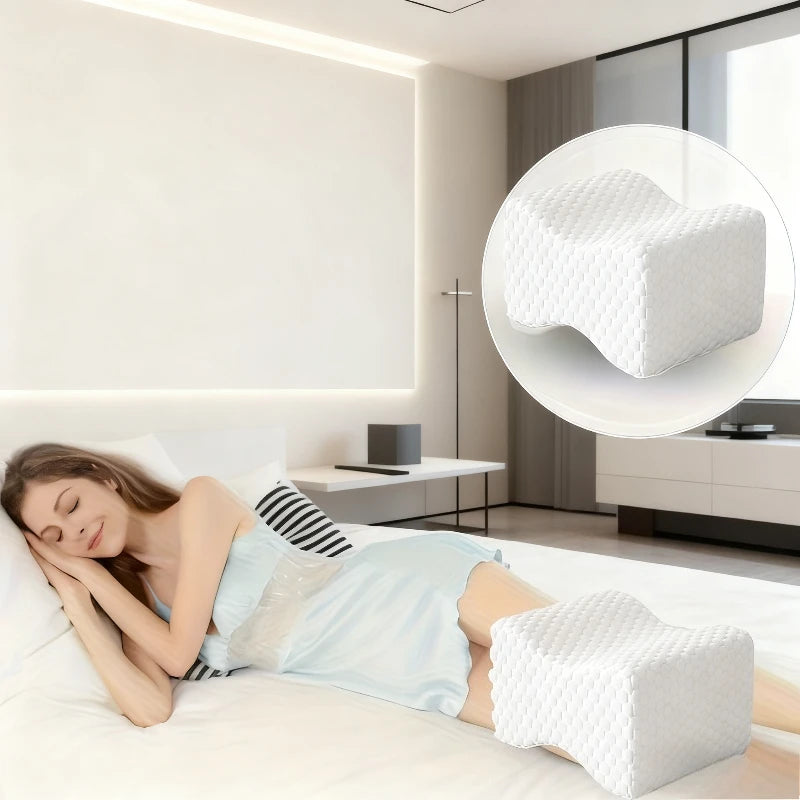 Memory Foam Knee and Leg Pillow for Sleeping support, Removable & Washable Pillow Case,Christmas Thanksgiving gift