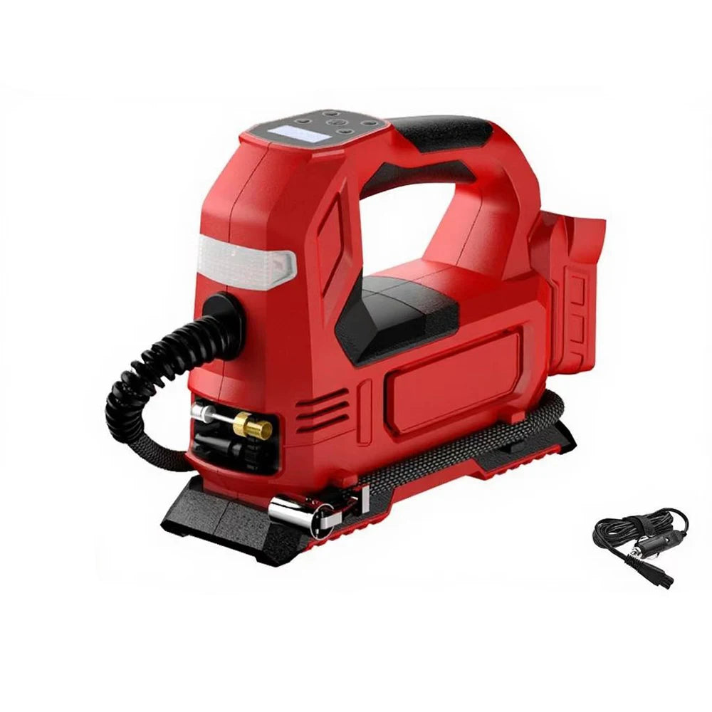 Electric Air Pump Powered Inflator Cordless Car Tire Air Compressor Inflatable Pump For Makita/Dewalt/Milwaukee 18V Battery Pin