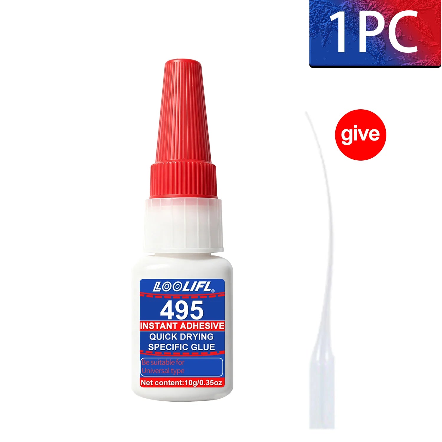 10ML All Purpose Super Glue  Fast Drying Clear Strong 495 Instant Adhesive For Ceramic Wood Glass Various Materials Repair Toos