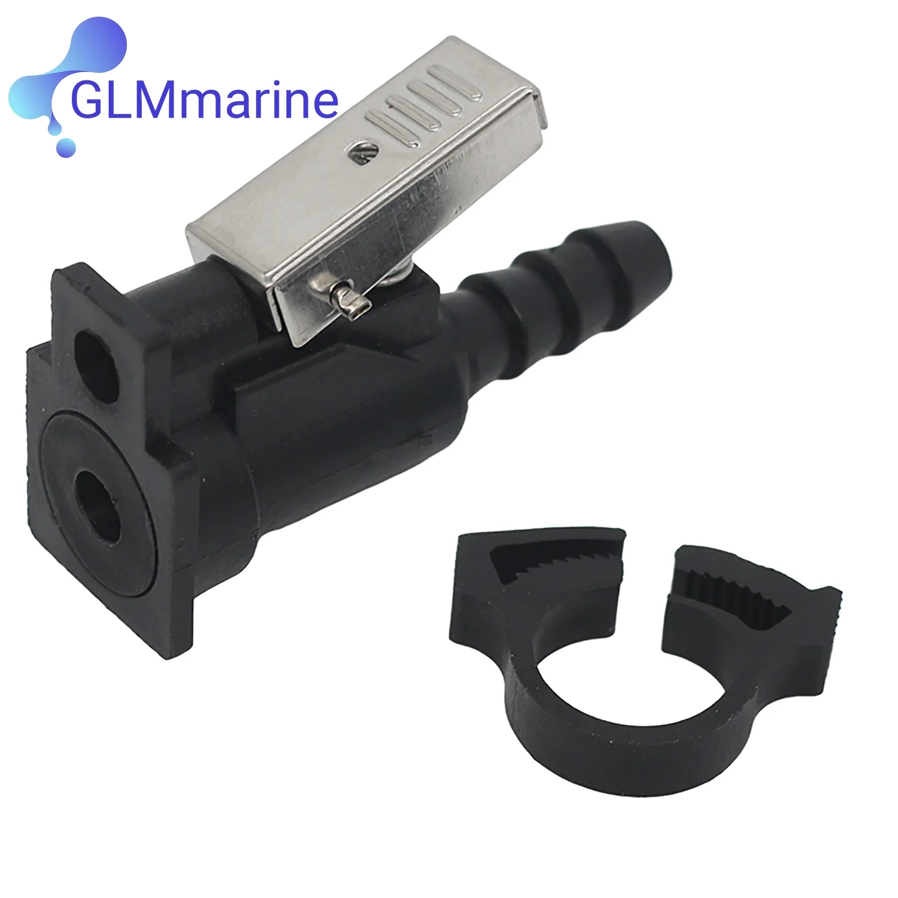174508 for OMC Johnson Evinrude 5/16‘’ 8MM Fuel Hose Connector 2.5-250HP Outboard Engines 176745 775640 0174508 0775640