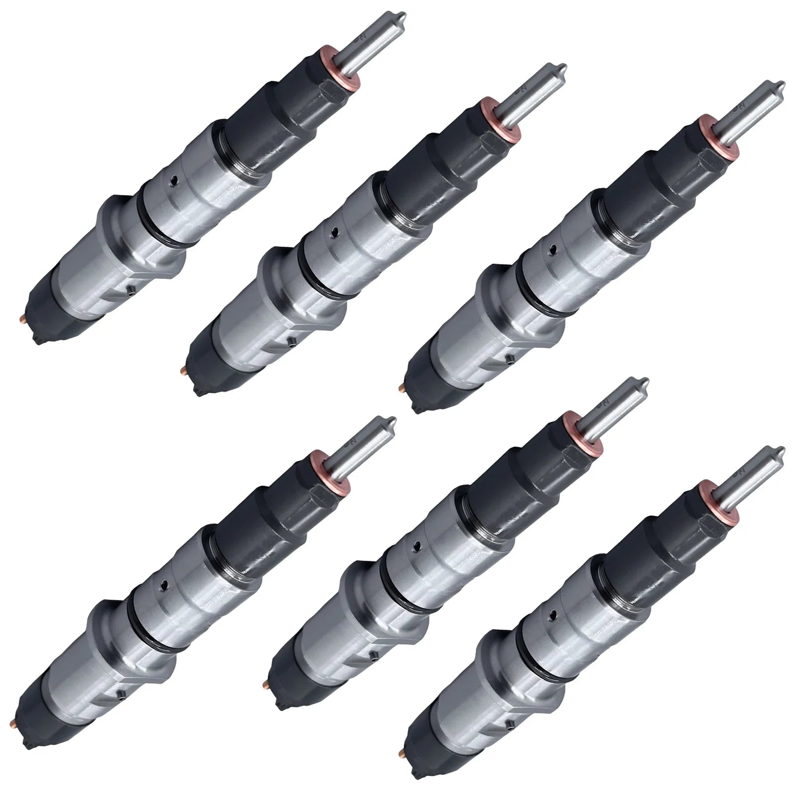 6PCS Fuel injector 445120199 For Cummins ISLE310 ISLE340 ISLE350 ISLE375 Engine