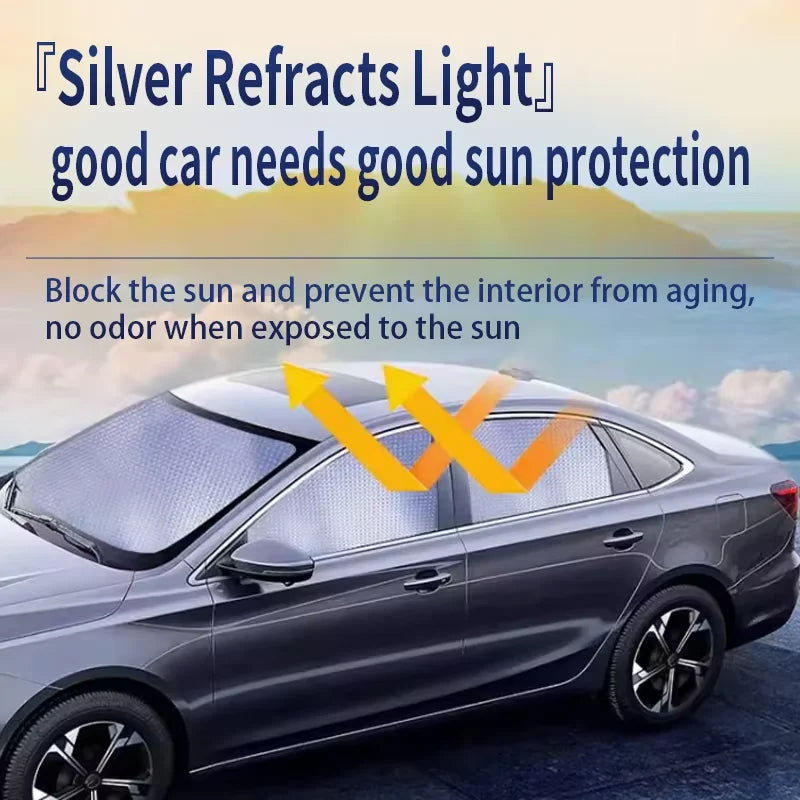 Sunroof Sunshade Suitable For SEAT León ST 2013~2020 MK3 Car Panoramic sun protection Roof Heat Shield Window Sunshade Anti-UV