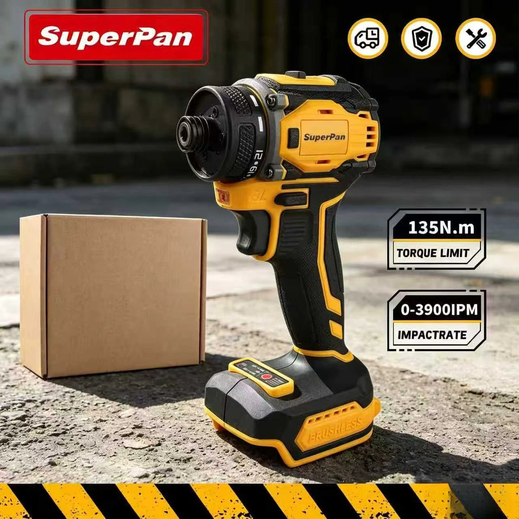 20V Impact Driver, Compatible with 20V Battery System, Bare Machine (Battery Not Included)，For Dewalt