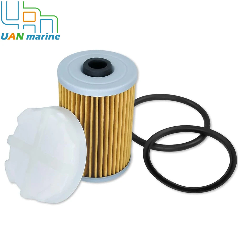10 Pcs 35-8M0093688 35-866171A01 Cool Fuel Filter&Disc Filter with O-rings for Mercury Mercruiser Gen 3 35-8M0204703 35-892665