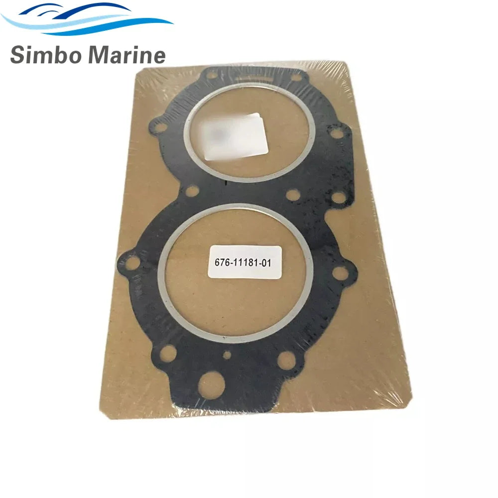 Cylinder Head Gasket For Yamaha 2-Stroke 25 30 40 48 50 55HP Outboard 676-11181-03 676-11181-A0 676-11181-A1 676-11181-A2