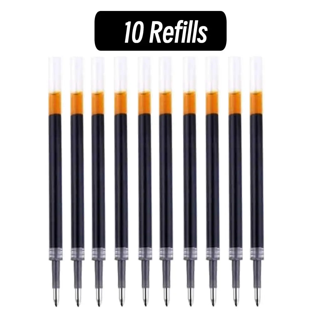 Clearance_Retractable 0.5mm Black Ink Gel Pens Colored Aesthetic Stationery Pen Supplies Ballpoint & Office Pencils Writing Scho