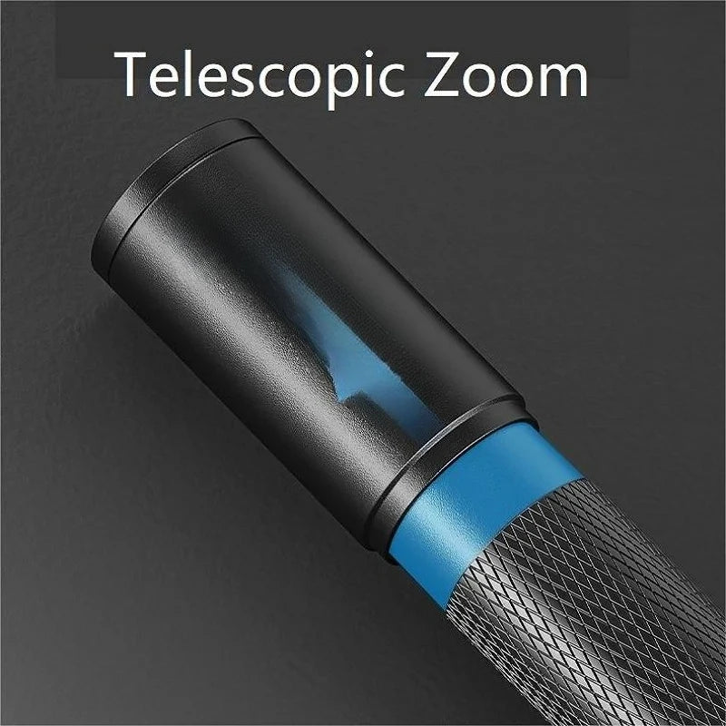 Aluminum Alloy Mini LED Pen Flashlight With Pocket Clip, Large Capacity Portable Pocket Torch Light for Household Daily Use