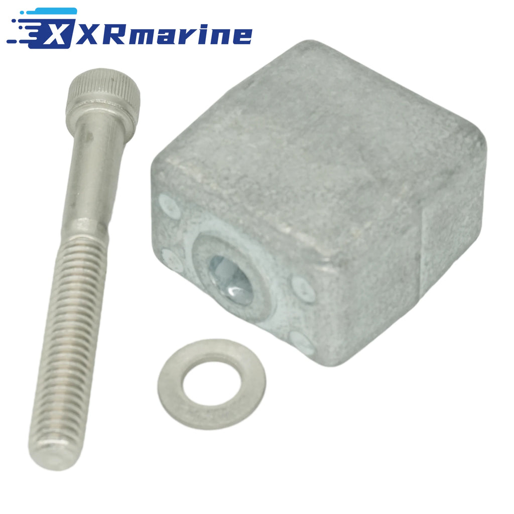 0393023 Boat Motor Zinc Anode with Bolt for OMC Cobra for Johnson Evinrude BRP 3-235 HP Outboard Drive System 0436745 393023