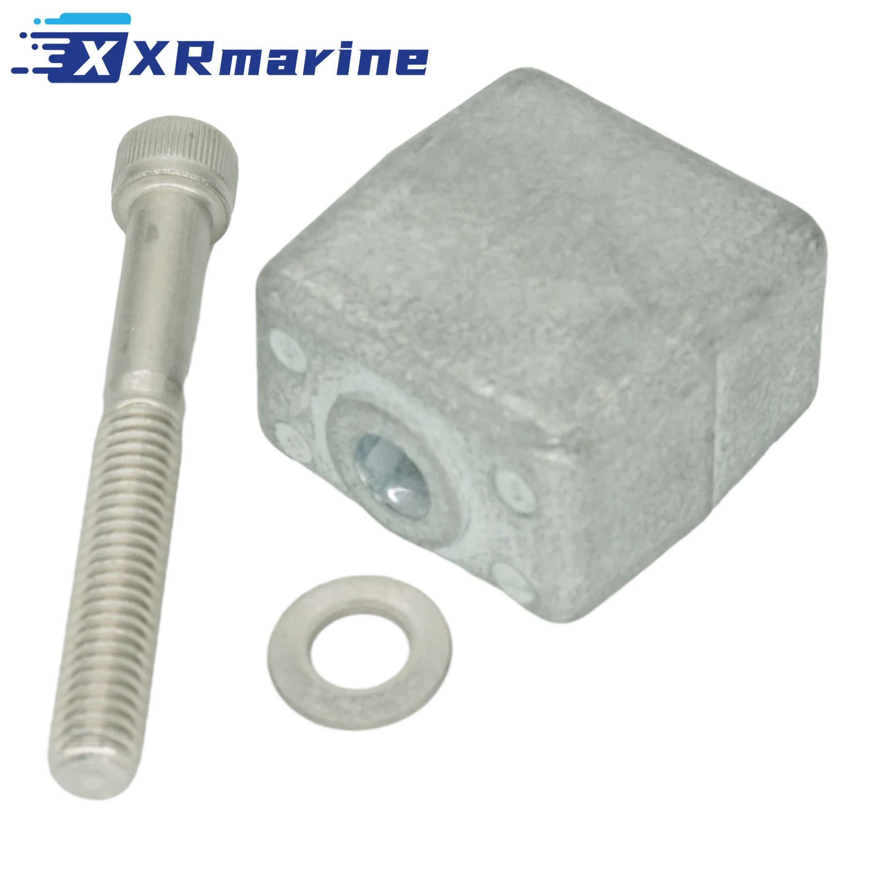 0393023 Boat Motor Zinc Anode with Bolt for OMC Cobra for Johnson Evinrude BRP 3-235 HP Outboard Drive System 0436745 393023