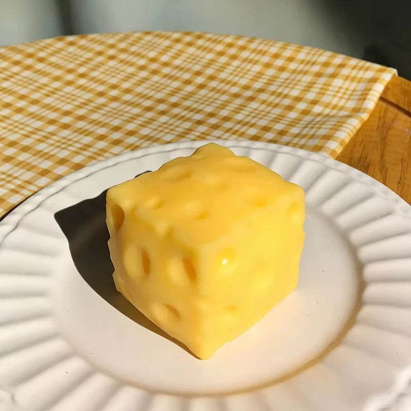 1pc Butter Stick Squishy Toy Slow Rising Squeeze Toy Butter Bar Brick Squishy Fidget Toy Anti Stress Release Hand Relax Gift Toy