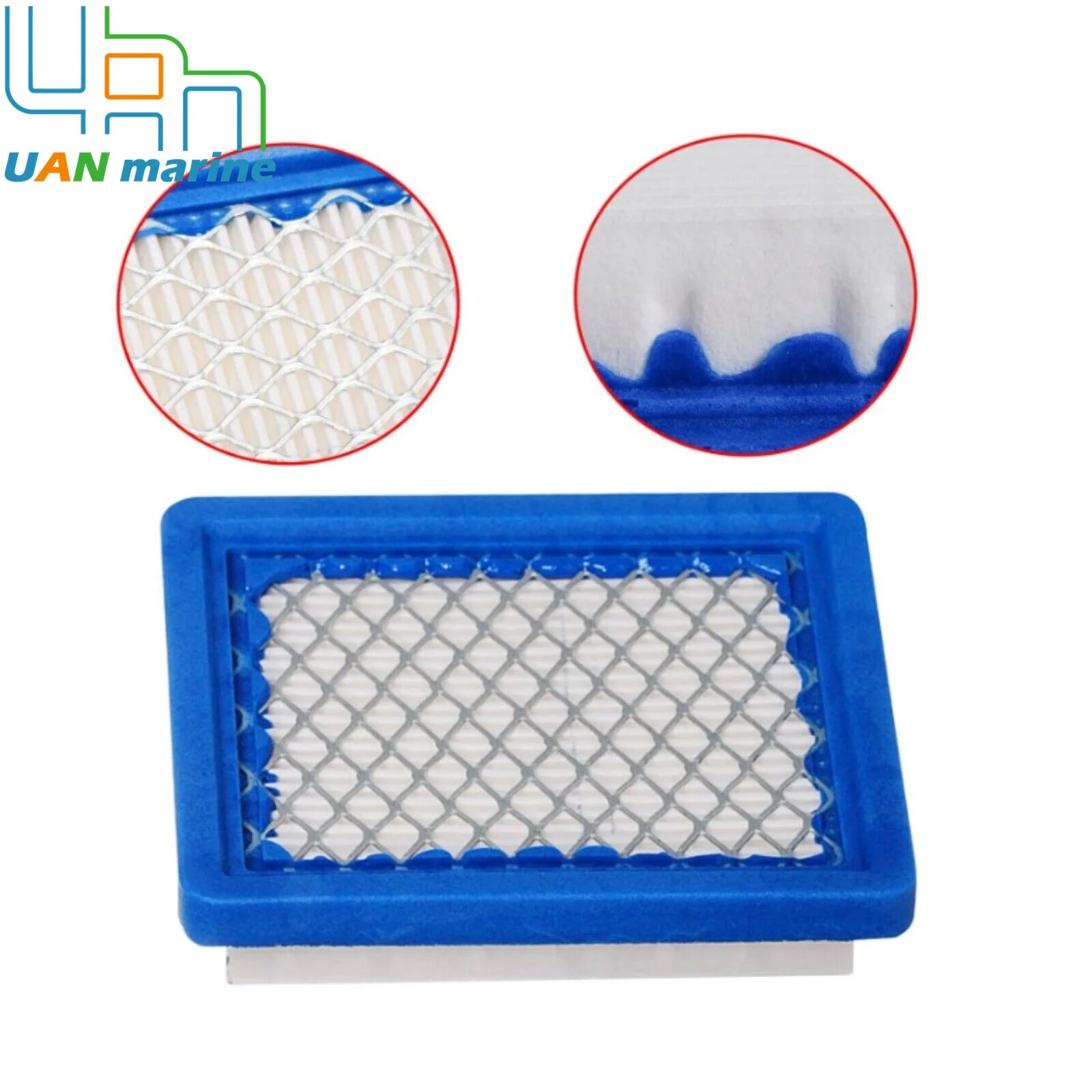 2pcs Air Filter For Mercury OptiMax 2.5L V6 115 135 150 175 200 225 HP Quicksilver 35-853333T 35-853333 Sierra 18-7997