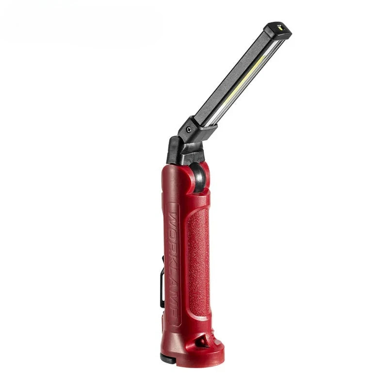 COB LED Work Light Rechargeable Folding Flashlight Outdoor Camping Car Repair Lighting Portable Lamps with Magnetic Hanging Hook