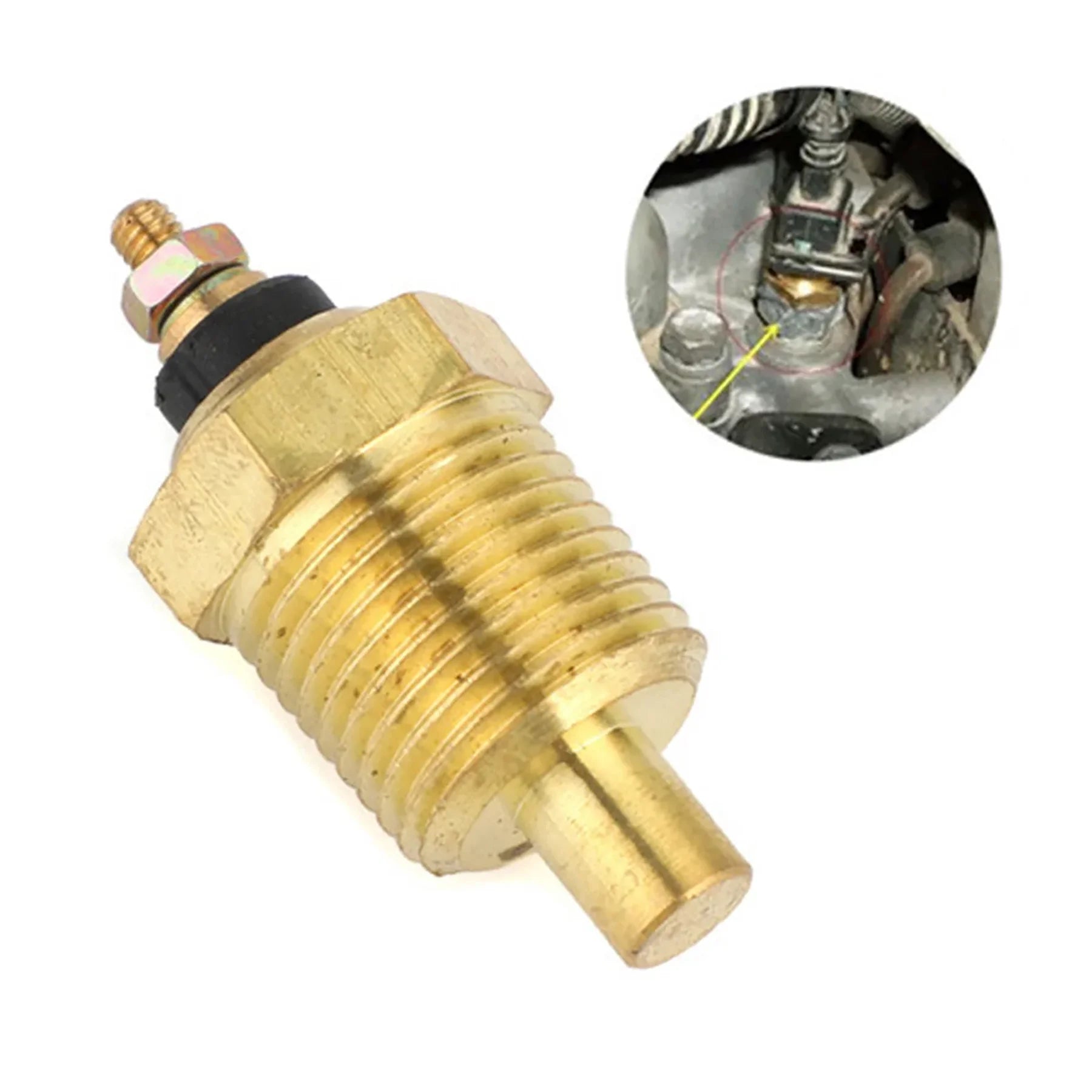 1/2" Temp Sender Temperature Sensor 171960 For Mercruiser V6 V8 4.3 5.0 5.7 7.4 8.2 350 Engine Models 97258A1 For OMC 171960