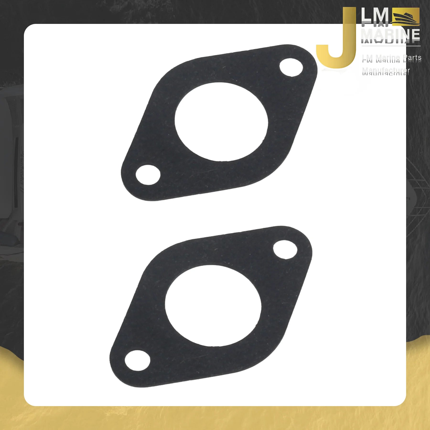 JLM Marine Outboard Carbs Carburetor Gasket for Yamaha 4 Stroke 4 HP 5HP F4A F4M Boat 68D-E3646-A0