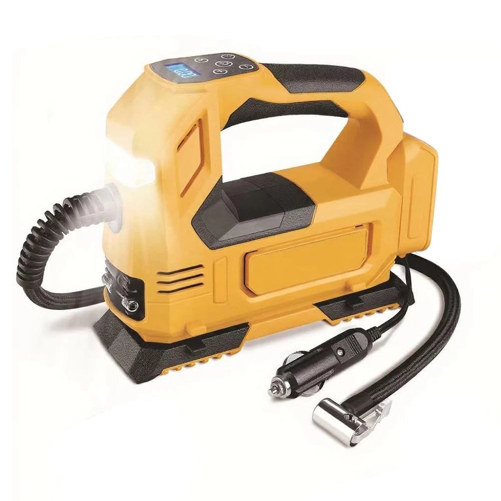 Electric Air Pump Powered Inflator Cordless Car Tire Air Compressor Inflatable Pump For Makita/Dewalt/Milwaukee 18V Battery Pin