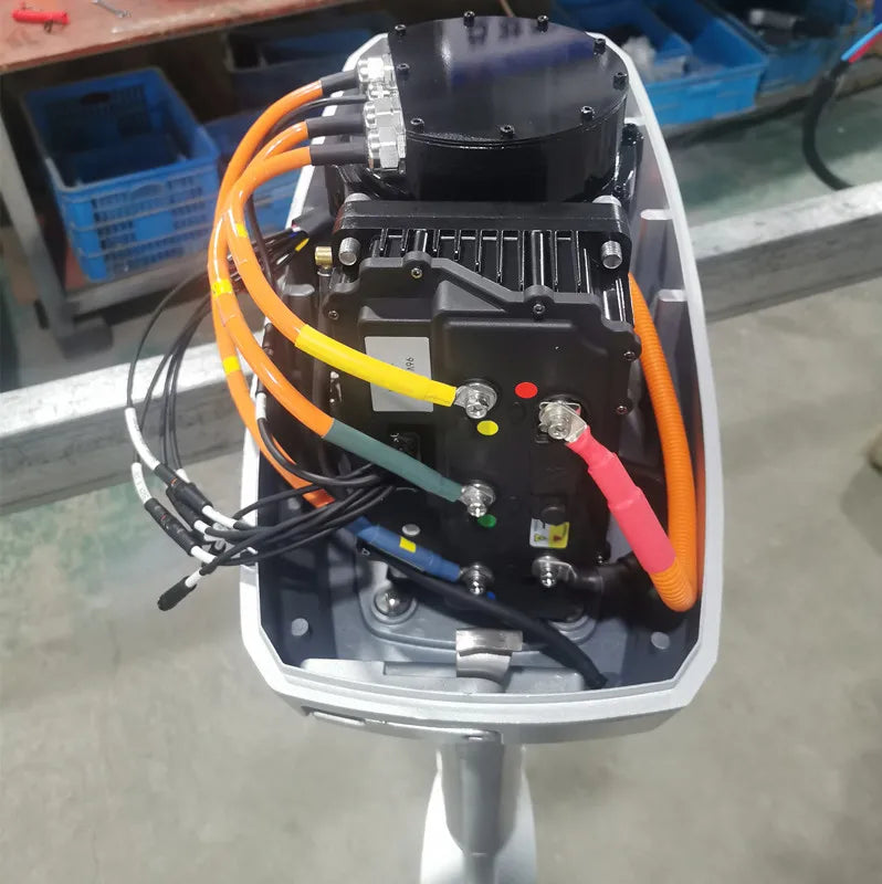 Electric Outboard Motor 96V 20HP 15kW Brushless Motor Propeller