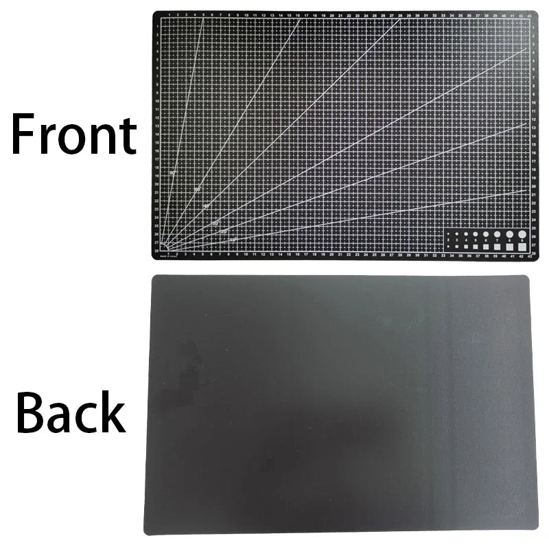 A3 PVC Cutting Mat Single Side Patchwork Cut Pad for Workbench Patchwork Sewing Manual DIY Knife Engraving Leather Cutting Board