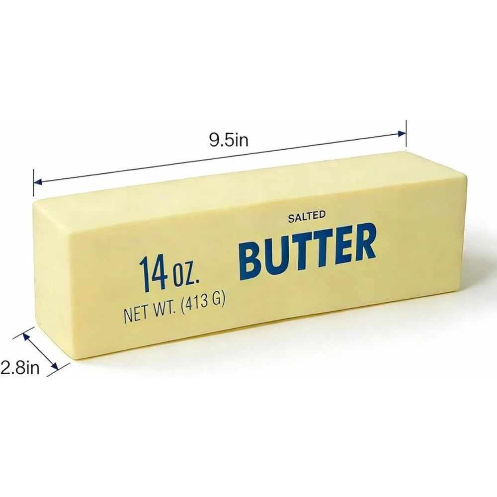1pc Butter Stick Squishy Toy Slow Rising Squeeze Toy Butter Bar Brick Squishy Fidget Toy Anti Stress Release Hand Relax Gift Toy