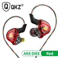 3.5MM Headset Music Earbuds In Ear With Mic Original QKZ AK6 Copper Driver HiFi Wired Earphone Race Sport Headphone Bass Stereo