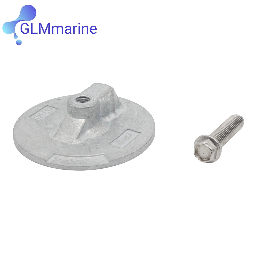Aluminum Anode Plate Zinc with Mounting Bolt 76214Q5 for Mercury MerCruiser Alpha 1 Gen 2 and Bravo 1 2 3 X XR XZ Stern Drive