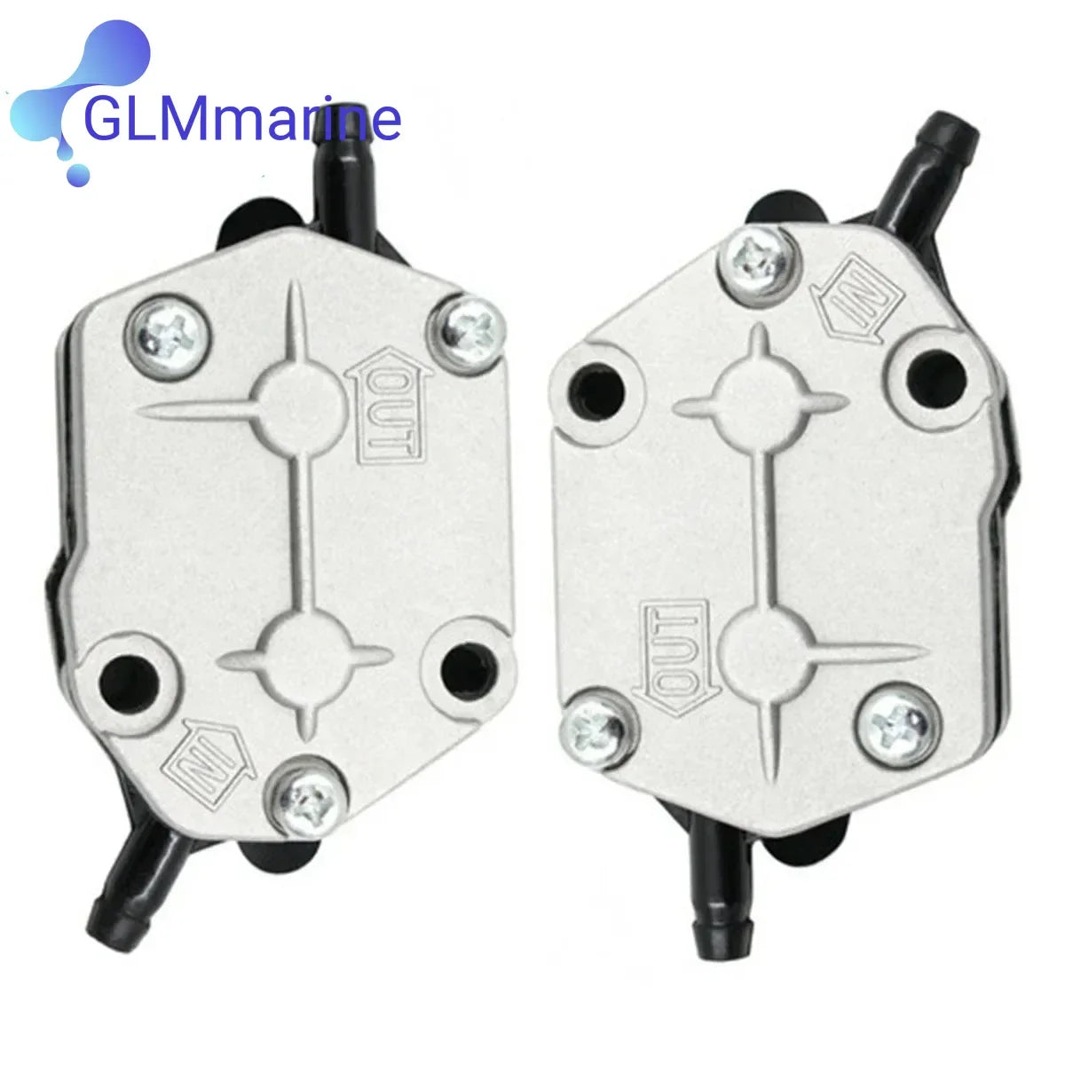 2 Pcs 6A0-24410  Fuel Pump for Yamaha 25 30 40 50 60 70 75 80 85 HP 2-Stroke Outboard 692-24410-00 6A0-24410-00 663-24410-00