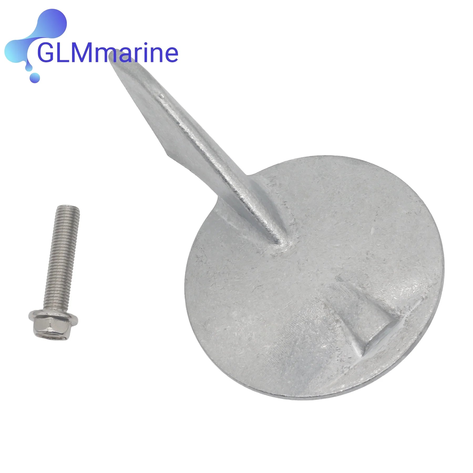 6J9-45371-00 for Yamaha 115HP 150HP 175HP 200HP Outboards Engine Trim Tab Skeg Zinc Anode with Screw 6J9-45371-01 6K1-45371-02