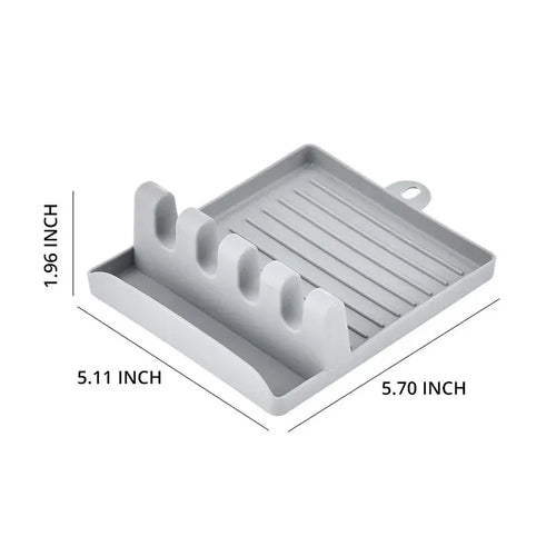 1PC Multi-Functional Kitchen Utensil Holder Pot Lid Rack Spoon Shelf Chopsticks Holder Countertop Spatula Organizer Soup Spoon P