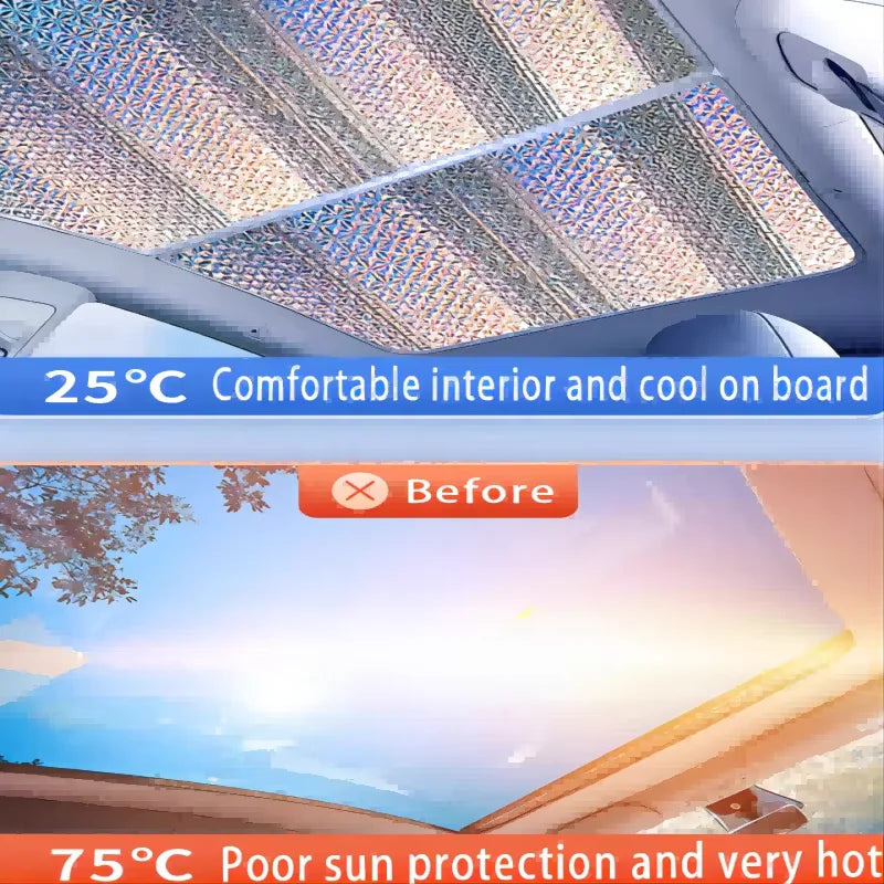Sunroof Sunshade Suitable For SEAT León ST 2013~2020 MK3 Car Panoramic sun protection Roof Heat Shield Window Sunshade Anti-UV