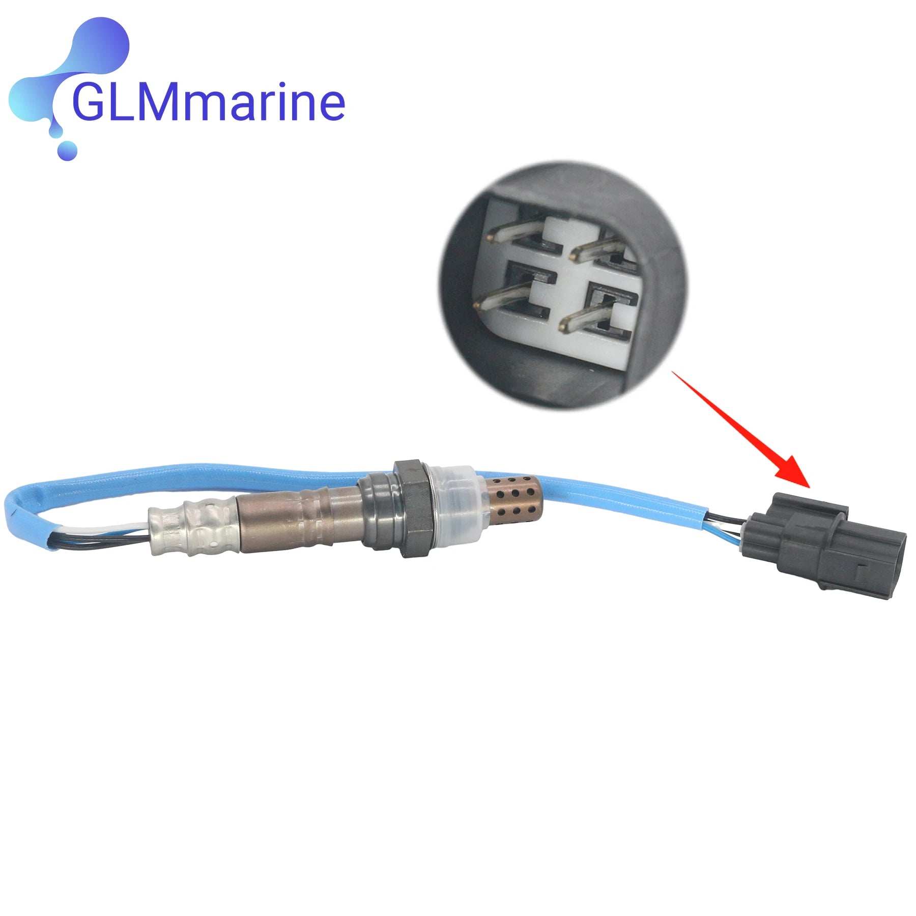 35668ZY6003 Boat Motor Oxygen Sensor Compatible with Honda BF115HP 135HP 150HP Outboard Engines Replacement 35668-ZY6-003