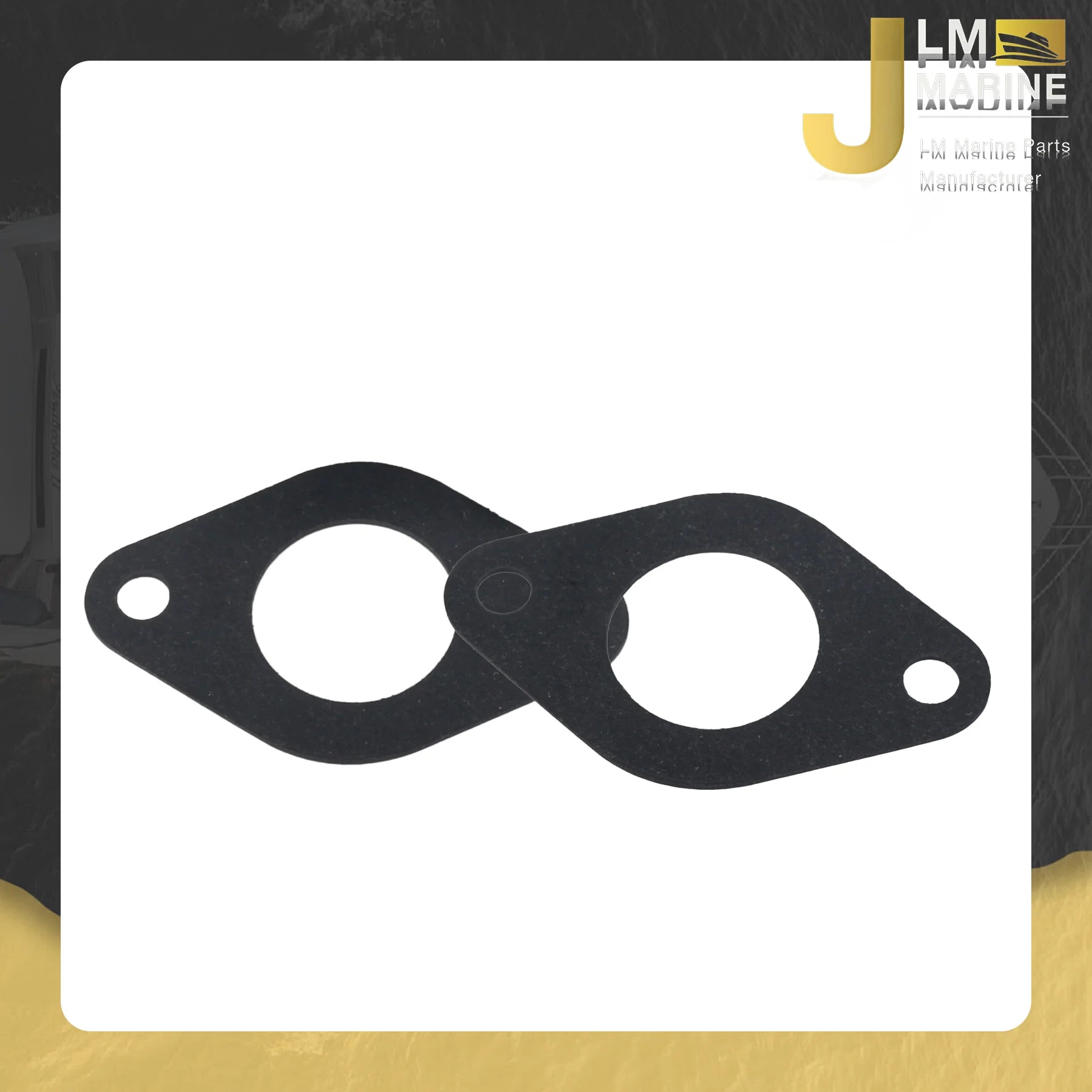 JLM Marine Outboard Carbs Carburetor Gasket for Yamaha 4 Stroke 4 HP 5HP F4A F4M Boat 68D-E3646-A0
