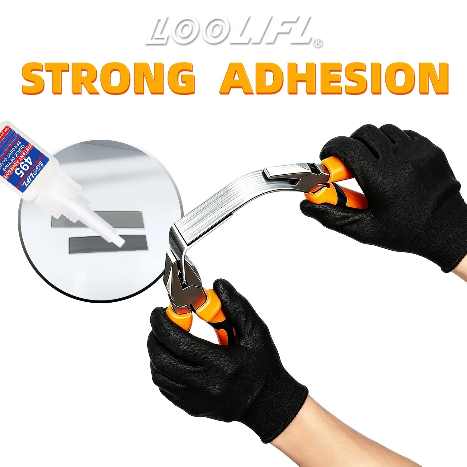 10ML All Purpose Super Glue  Fast Drying Clear Strong 495 Instant Adhesive For Ceramic Wood Glass Various Materials Repair Toos