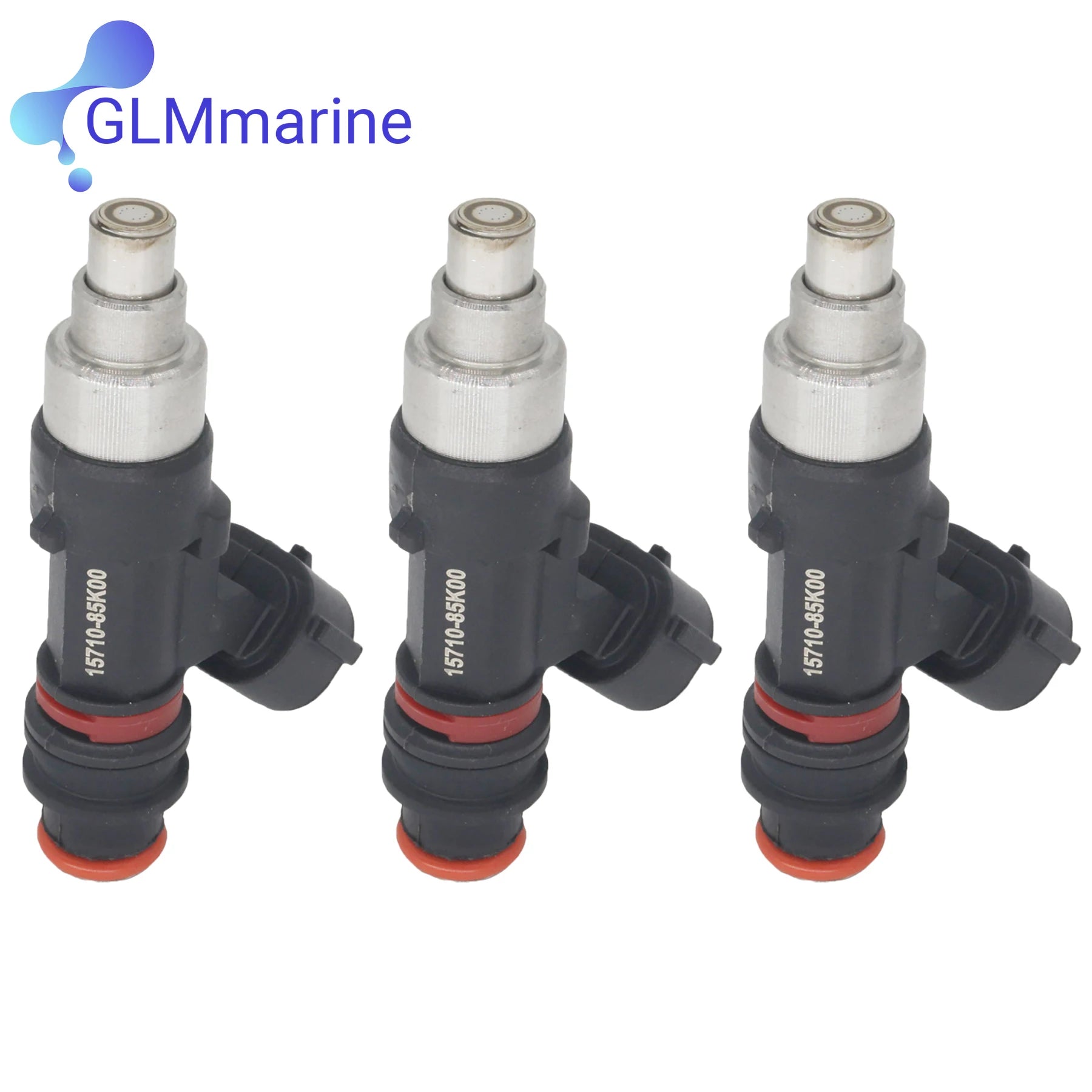 3 Pcs For Suzuki 15710-85K00 Fuel Injector 4 Stroke 40 50 60 HP DF40A DF50A/AV DF60A/AV Outboard Motor 15710-85K00-0000 EAT317