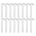 50Pcs Shepherd Hooks Outdoor Garden Heavy Duty Metal Hanging Stake for Plants Lanterns Bird Feeders Solar Lights Weddings Lawn