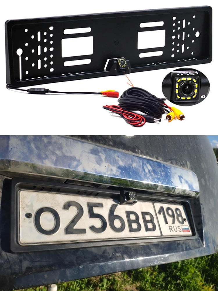 BYNCG Intelligent Dynamic Trajectory Tracks Rear View Camera HD CCD Reverse Backup Auto Reversing Parking Assistance