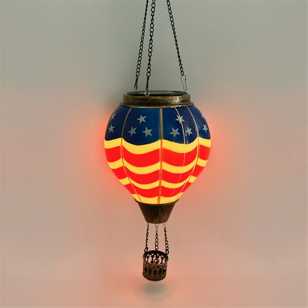 A71Z Solar Hot Air Balloon - Solar Lanterns Outdoor Hanging Waterproof for Garden Yard Patio Farmhouse Decoration