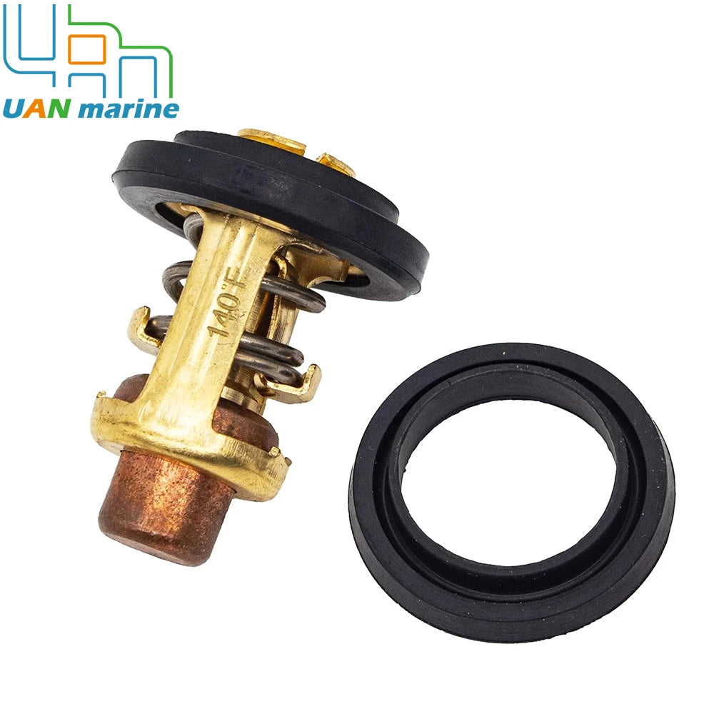 66M-12411 Thermostat 60℃ 140℉ For Yamaha F 6 8 9.9 15 40 50 60 80 100 HP 4-Stroke Outboard 66M-12411-00-00 6G8-12411-00-00