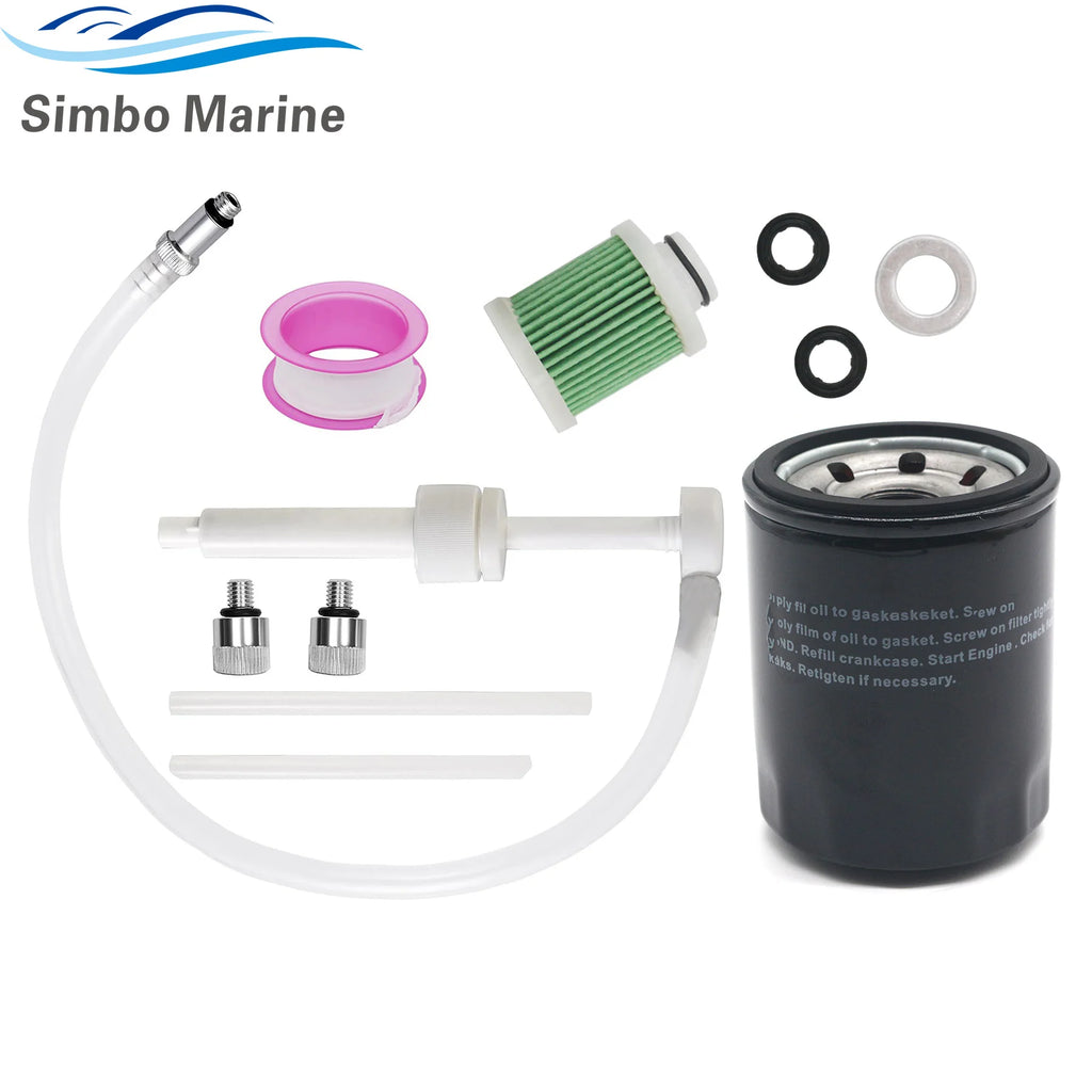Boat 100h Service Kit 8M0222307 Fit for Suzuki 4 Stroke 115HP 140HP Outboard Motor Parts Premium Quality 16510-61A32 15412-92J01